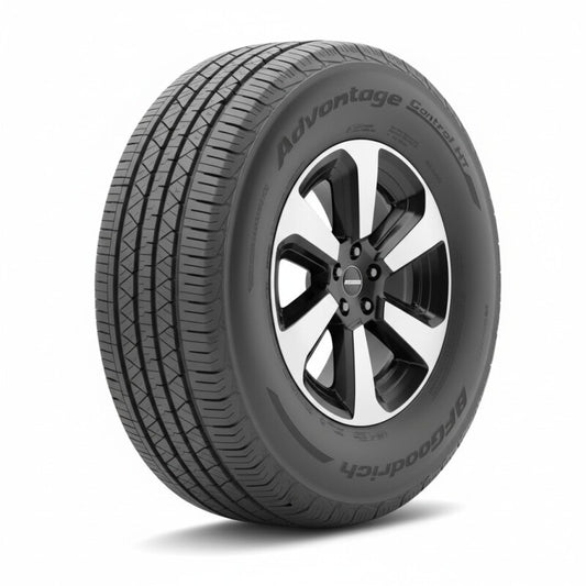 BFGoodrich Advantage Control HT 245/75R17 112T on-road UTV tire showing tread pattern and sidewall details.