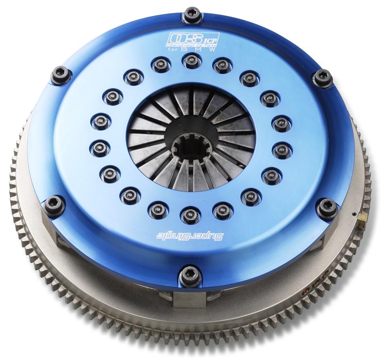OS Giken Super Single Clutch kit for Nissan Skyline RB20DET R32, featuring steel clutch disc and clutch assembly for high performance.