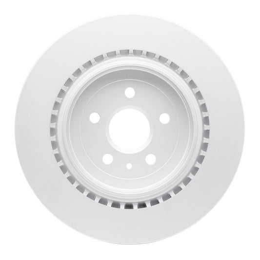 Cadillac CTS rear brake rotor by DFC, high-carbon alloy with Geomet coating, OE Cryo-treated for durability.