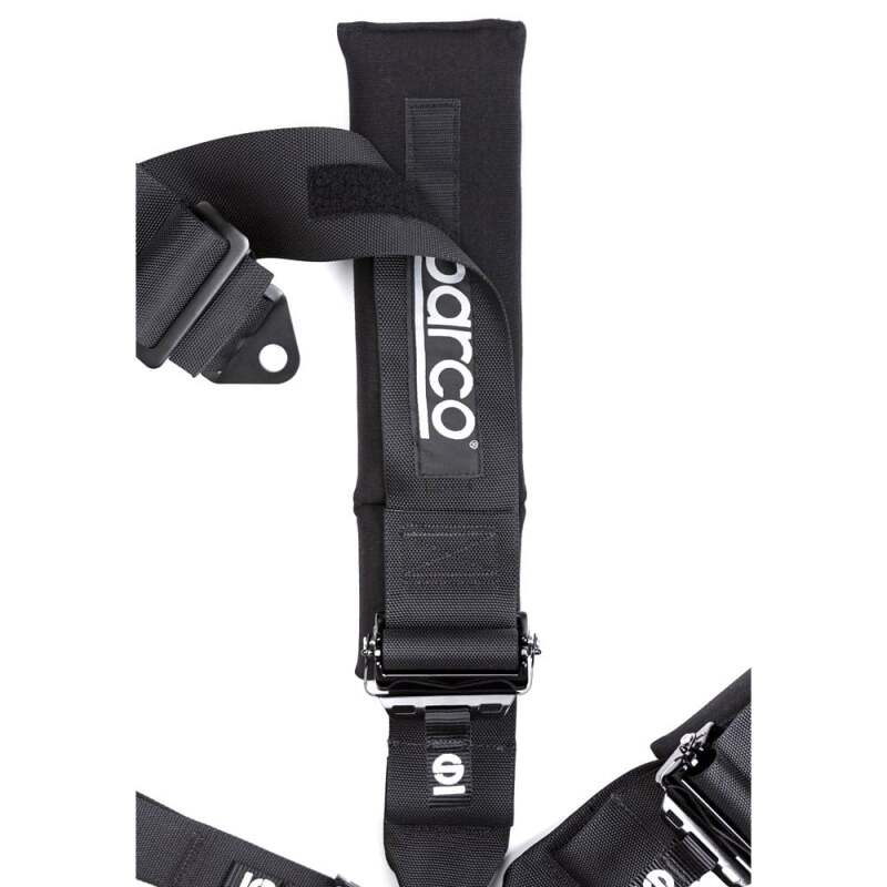 SPARCO Belt Club H-4R recreational 5-point harness with padded straps and secure buckle for racing or safety use.