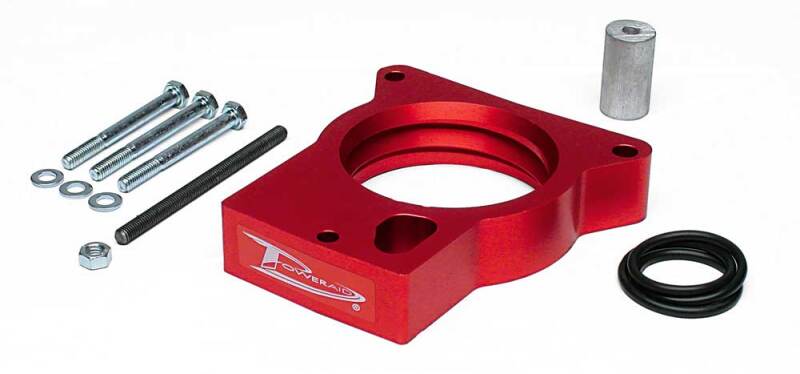 Airaid Vortec PowerAid throttle body spacer for 96-00 Chevy/GMC C/K 350 engine, showing the metal spacer component.
