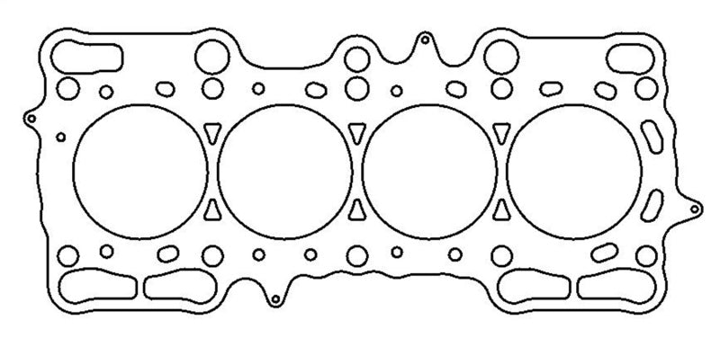Cometic Honda Prelude 88mm MLS H22-A4 head gasket, .040 inch thickness, showing the gasket's detailed design and material.