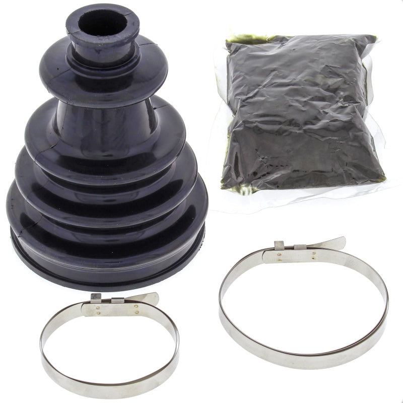 All Balls Racing front outer CV boot repair kit for 1993 Polaris Big Boss 250 6x6, includes boot and clamps.