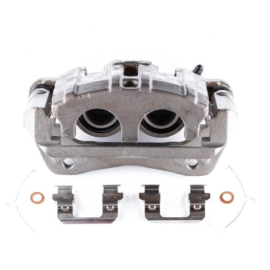 PowerStop front left OE brake caliper with bracket for 2014-2016 Acura MDX, automotive brake component, vehicle repair part