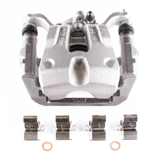PowerStop OE rear right caliper with bracket for 2015-2017 Chrysler 200, automotive brake component, detailed view