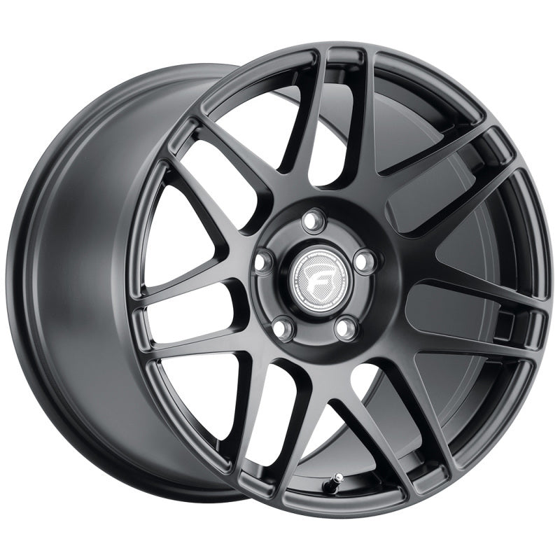 Forgestar F14 17x10 cast beadlock wheel in gloss black, 6x135 bolt pattern, ET42 offset, 7.15-inch backspacing