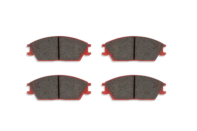 DBA 94-10 Hyundai Accent racing front brake pads with high-performance design for 1.3L, 1.5L, and 1.6L engines, close-up view
