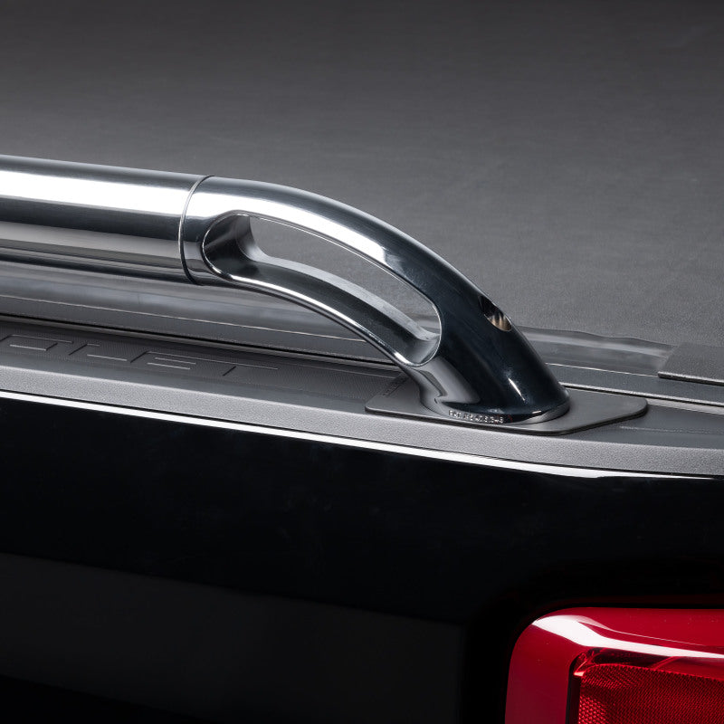 Putco full-size Ford F-150/F250 6.5ft bed Boss Locker side rails exterior body armor and rock rails on truck bed sides
