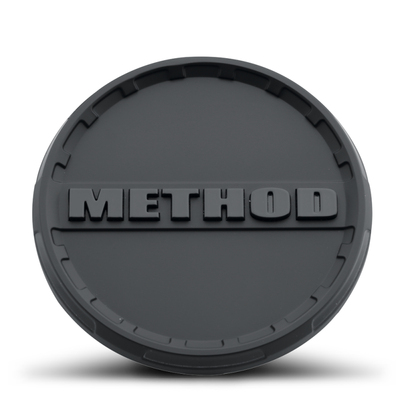 Black Method MRW Bead Grip 104.9mm wheel center cap with snap-in design for Method Wheels vehicles.