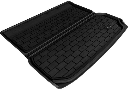 Black 3D MAXpider cargo liner for 2009-2017 Audi Q5, rubber floor mats with textured surface for cargo protection.