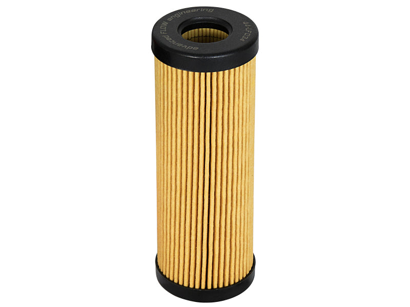 aFe Pro GUARD HD oil filter for 2015-2017 Ford F-150 V6 2.7L engine, showing the durable filter element and brand logo