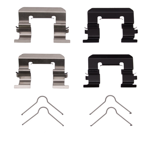 DFC Cadillac CTS rear brake hardware kit with premium components for 2013-2019 models, includes clips and springs for brake assembly.