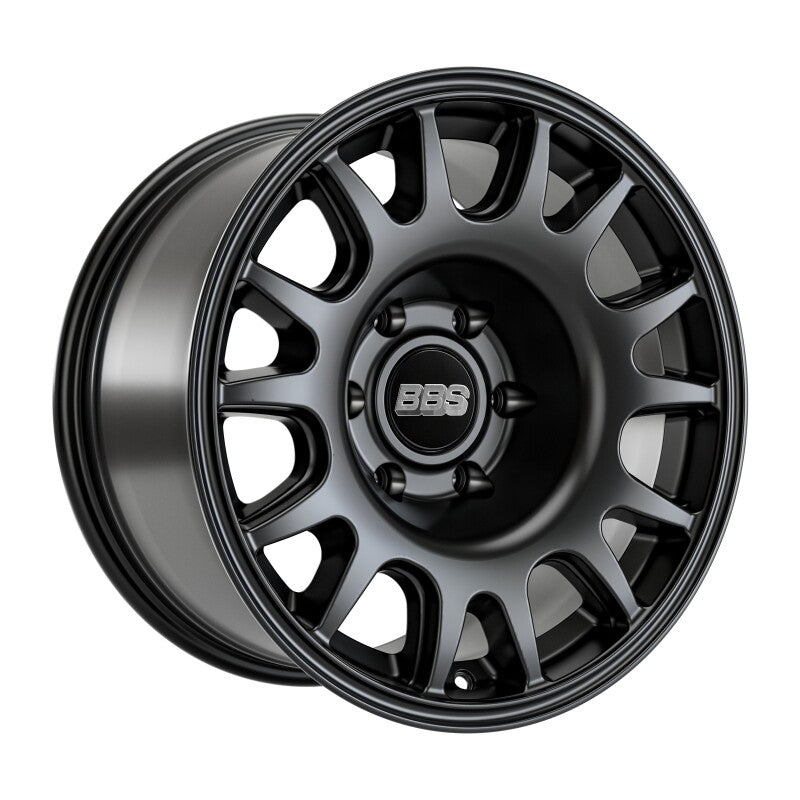 BBS TS-R 17x9 inch satin black cast wheel with 6x135 bolt pattern, 87.1mm CB, and -12 ET on a vehicle.