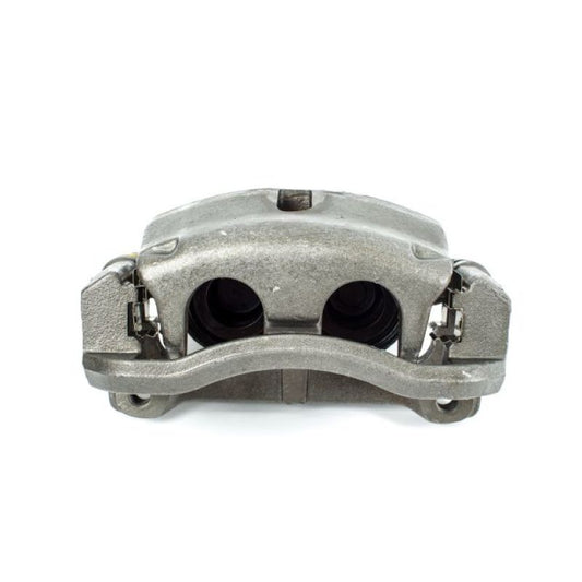 PowerStop OE front left brake caliper with bracket for 2009 Ford F-150, showing the black caliper and mounting hardware.