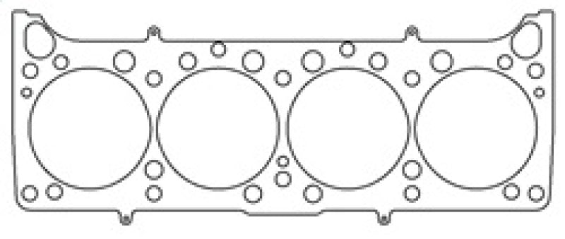 Cometic Gasket head gasket for Pontiac V8 400/428/455, MLS design, .040 inch thick, 4.160 inch bore, engine cylinder head sealing