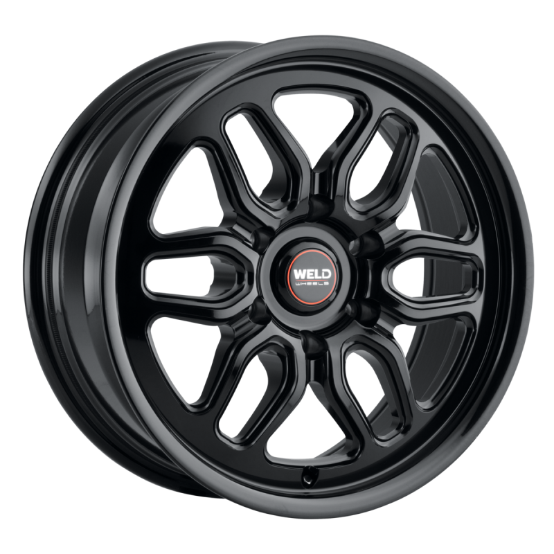 Weld Laguna 6 Drag cast wheel in gloss black with 17x7 inch size, 6x135 bolt pattern, 4.78 BS, and 87.1 HB.