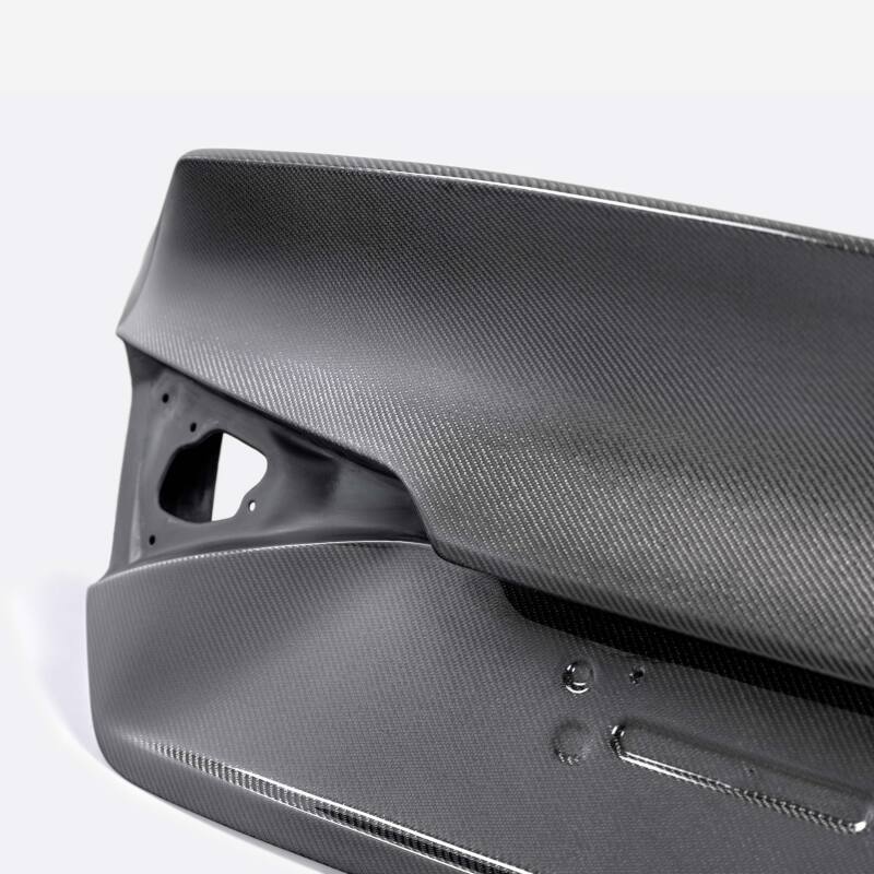 Seibon carbon fiber trunk lid for 2022-2023 Honda Civic 4-door C-Style, showcasing sleek, lightweight automotive trunk enhancement.