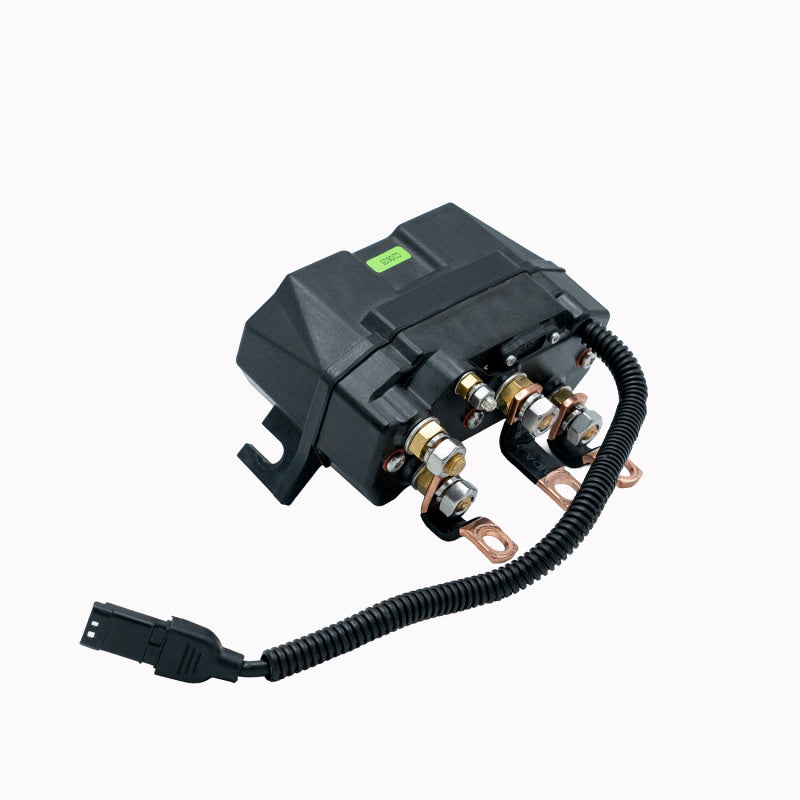 ARB Albright BR88-2P Contactor for winches, showing the black electrical component with terminals and wiring connections.