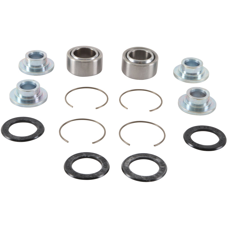 Pivot Works Gas-Gas MC 65 rear shock bearing kit for control arms, compatible with 2021-2023 models, showing the bearing components.