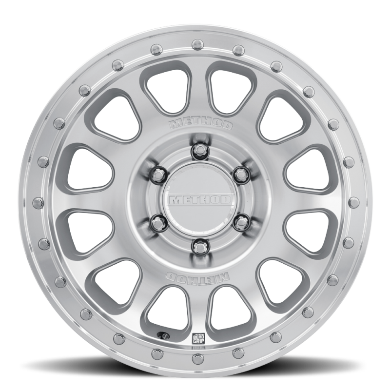 Method MR709 HD Bead Grip cast wheel, 18x9 inch, ET12, 6x135 BP, 87mm bore, machined finish, durable automotive wheel.