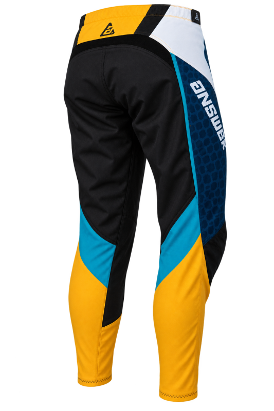 Answer  Syncron Raceday Pants Yellow/Navy/Cyan/White Size - 28