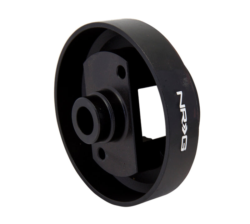 NRG Short Hub Adapter for 08+ Subaru WRX/STi with SRS clock spring and resistors, steering wheel hub for aftermarket installation