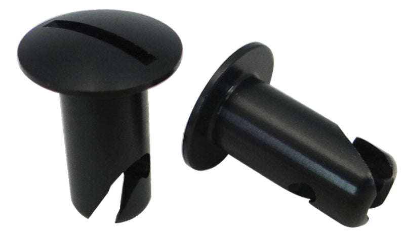 Moroso steel black oval head quick fastener fitting, 5/16 inch x 0.5 inch, pack of 10, suitable for automotive applications