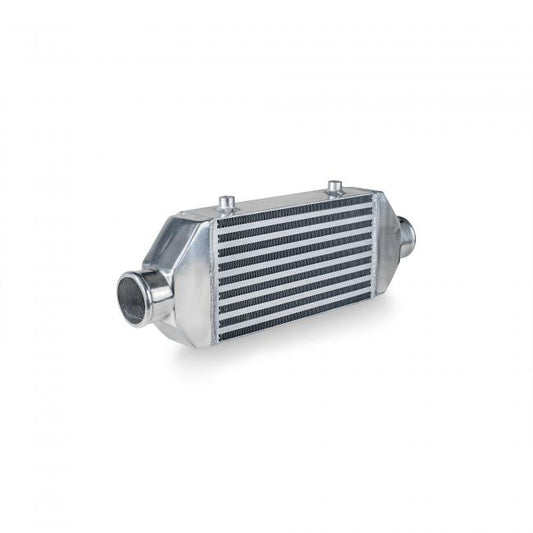 KraftWerks universal intercooler with 19x6x2.5 inch core, 2.5 inch inlet and outlet for automotive cooling performance