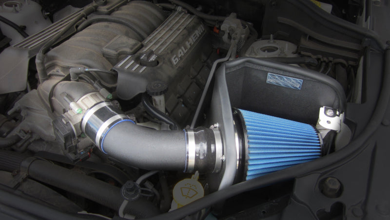 CORSA Performance Corsa Apex 12-17 Jeep Grand Cherokee SRT 6.4L MaxFlow 5 Metal Cold Air Intake system with intake tubes and filter.
