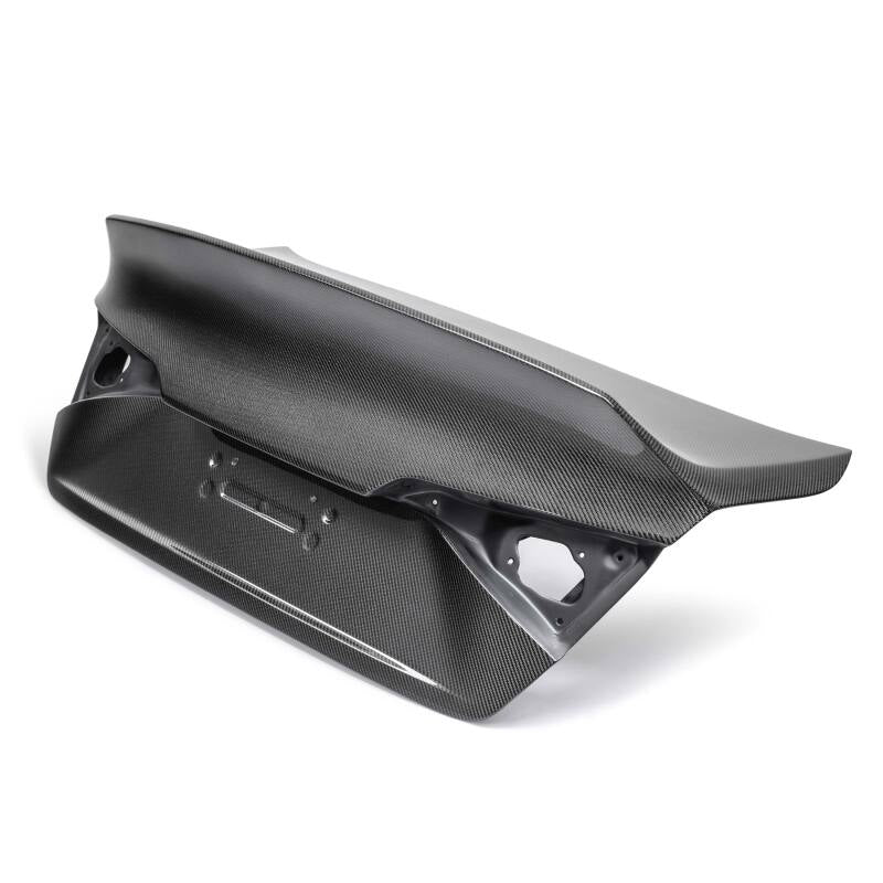 Seibon 22-23 Honda Civic 4-door C-Style carbon fiber trunk lid with sleek, aerodynamic design and glossy finish.