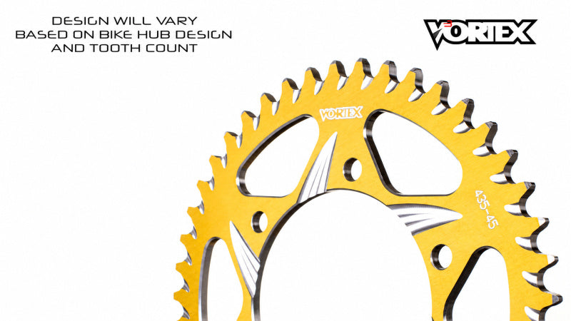 Vortex Racing 39 Tooth 520 Rear Sprocket - Gold