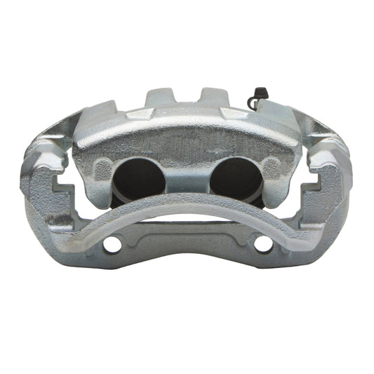 Silver zinc coated DFC OE front brake caliper for Nissan Frontier 00-04, premium caliper with durable finish