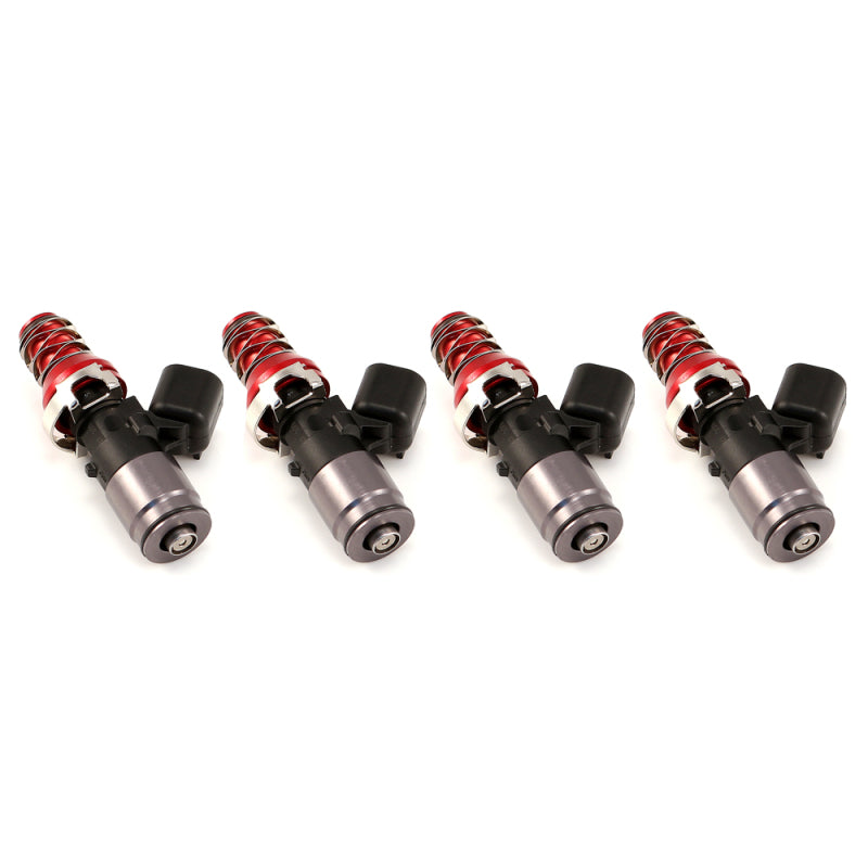 Injector Dynamics 1750-XDS fuel injector set for 4-cylinder WRX, includes four 48mm length Denso low cushion injectors with 11mm top