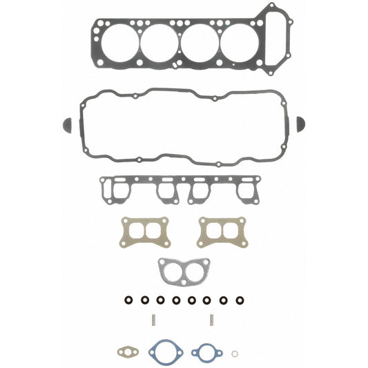 Fel-Pro Nissan D21 HS 9210 PT-1 PermaTorque engine cylinder head gasket set showing gaskets and components.