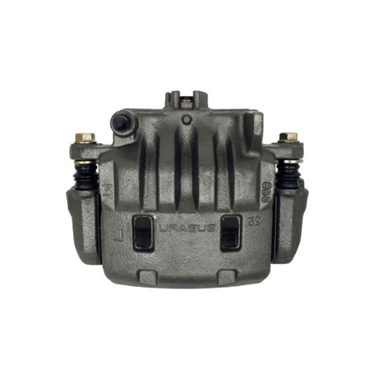 PowerStop OE front right brake caliper with bracket for 2013-2016 Scion FR-S, showcasing the black caliper and mounting components.