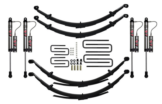 Skyjacker 8-inch lift kit for 1972-1974 Dodge DGE trucks, showing the suspension components and lifted stance