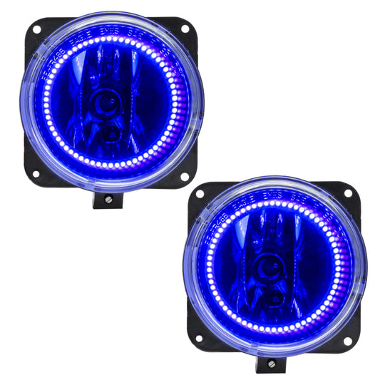 Oracle Lighting LED halo fog lights for 2005-2007 Ford Escape, UV purple pre-assembled fog lights with bright LED halos.