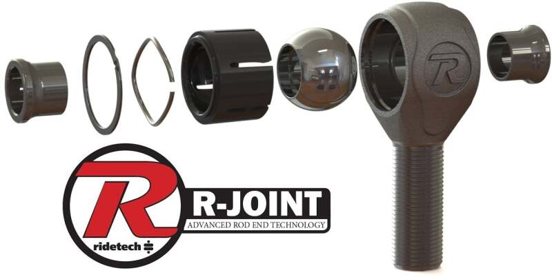 Ridetech Universal Weld-On HD 4-Link air springs for 3-inch diameter axle installation on vehicle suspension systems.