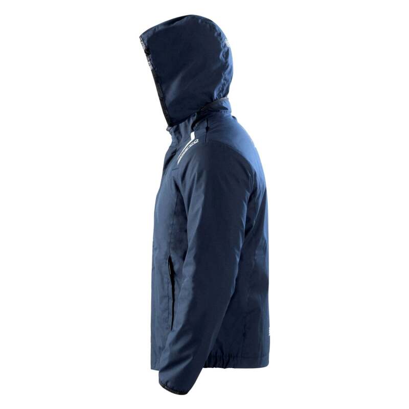 Navy Sparco Adventure large textile jacket with zipper and hood, featuring the Sparco logo on the front.