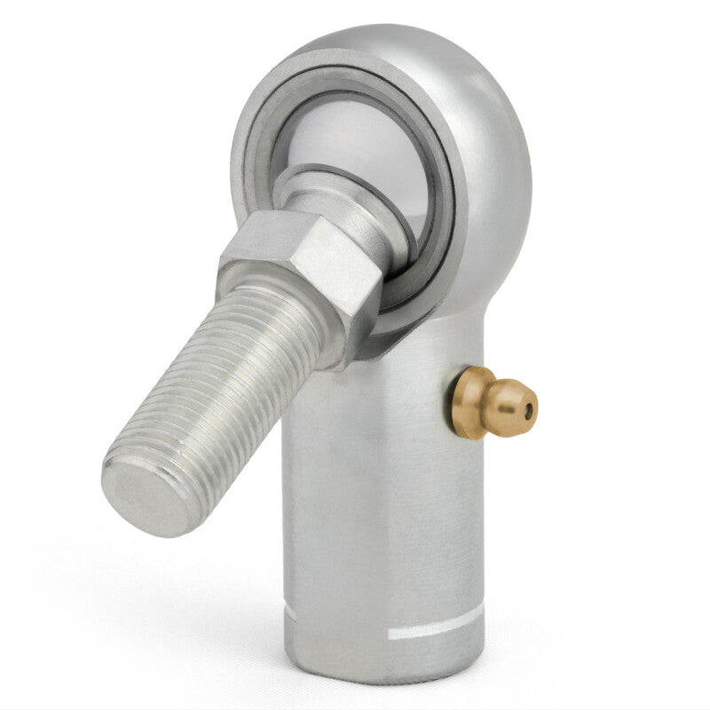QA1 K Series 3-Pc Rod End - Female/Left Hand - .5in Bore x 1/2-20 w/Stud & Zerk - Carbon Steel