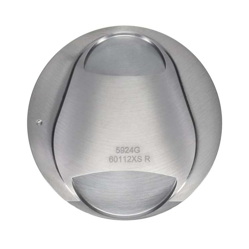 Set of 8 Wiseco forged Chrysler 6.1L Hemi pistons with 5.5cc dome and 1.220 compression height, designed for 8-cylinder engines.