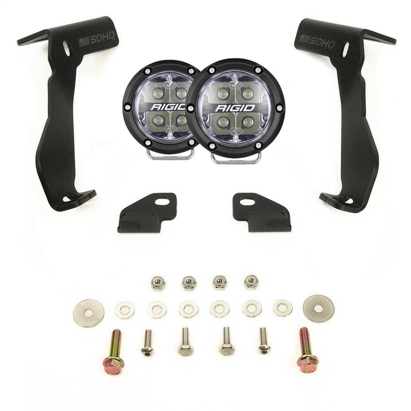 Rigid Industries 18-24 Ford Expedition 360 light bar kit with durable LED light bars and cubes for off-road illumination.
