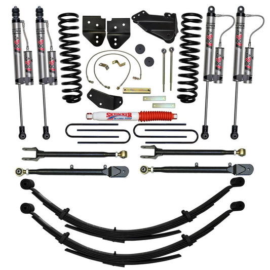 Skyjacker 6-inch lift kit for 2005-2007 Ford F-350 gas trucks, includes components for enhanced off-road performance
