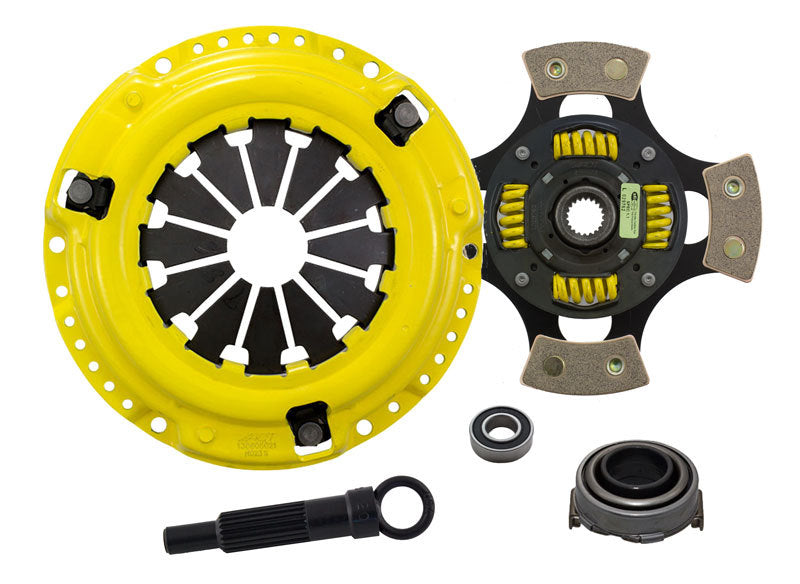 ACT Honda Civic 1992 sport/race clutch kit with four sprung ceramic pads, designed for high-performance racing and sporty driving.