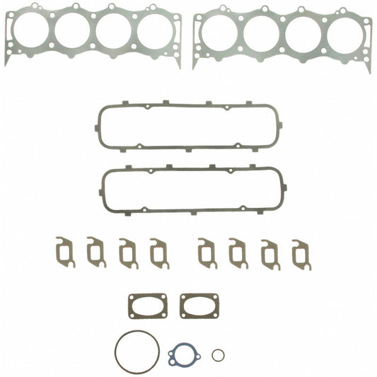 Fel-Pro Triumph TR8 HS 7984 PT PermaTorque engine cylinder head gasket set showing gasket components and packaging.