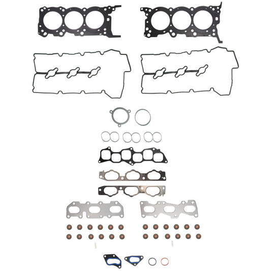 Fel-Pro Hyundai Santa Fe HS 26427 PT PermaTorque engine cylinder head gasket set showing gaskets and sealing surfaces