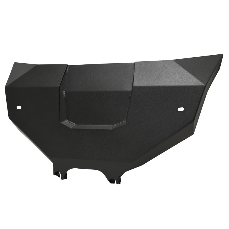 Westin textured black skid plate for 2021-2023 Ford Bronco (excluding Bronco Sport) protects the undercarriage during off-road driving.