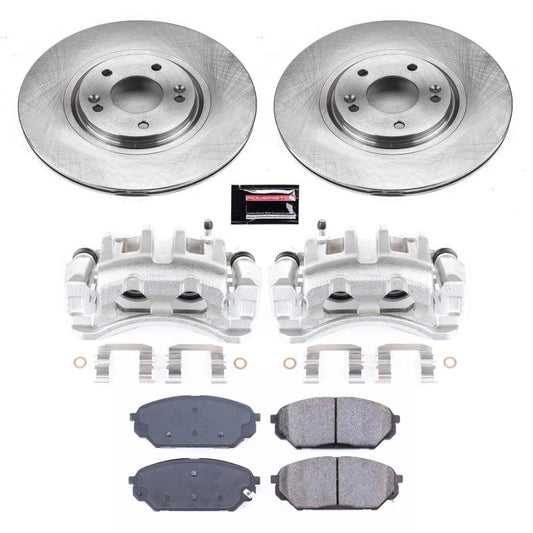 PowerStop OE front brake calipers for Hyundai Veracruz 2007-2012 with autospecialty kit and calipers.