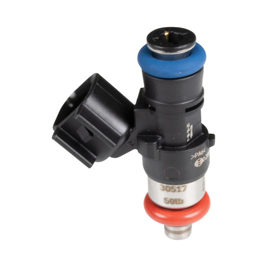 FAST Precision Flow LS7 Style Fuel Injectors set of 8, 35lb/hr, for 8-cylinder engines, showing close-up of fuel injector nozzles.