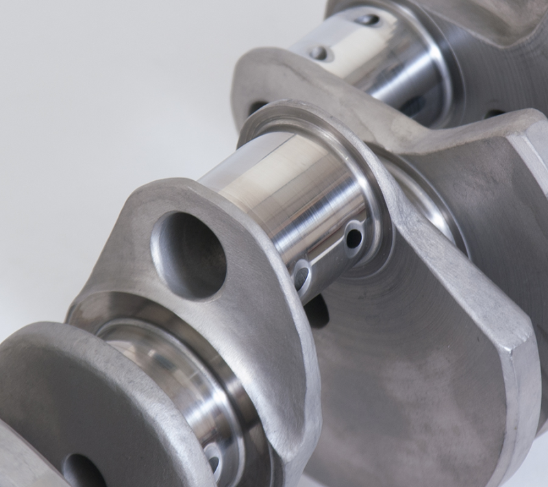 Eagle Chevrolet LS forged 4340 steel crankshaft with 4.125-inch stroke and 58-tooth reluctor, long snout design for engine builds.